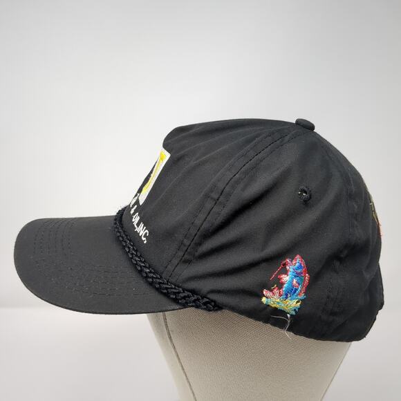 Jack's Tire & Oil, Inc. Slideback 5 Panel Cap Black One Size Adjustable Rope HTT - Picture 3 of 9